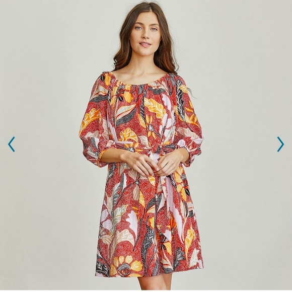 NWT - Womens Elizabeth and James Short Belted Dress, XXL - Picture 1 of 5